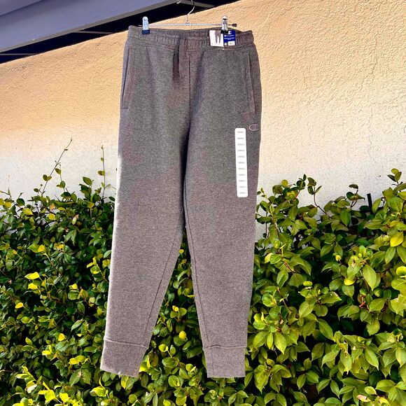 Champion Fleece Jogger Pants Dark Heather Grey Mens Size Small Womens Medium NWT - Picture 2 of 6